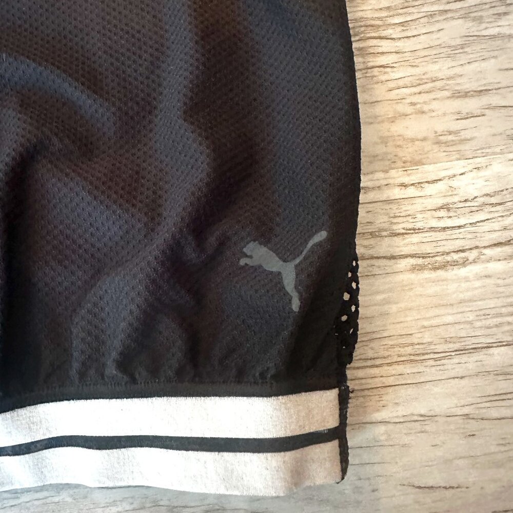 Puma Athletic Black Mesh Top XS